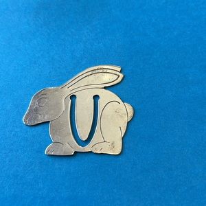 Rare vintage Tiffany & Co. rabbit bookmark